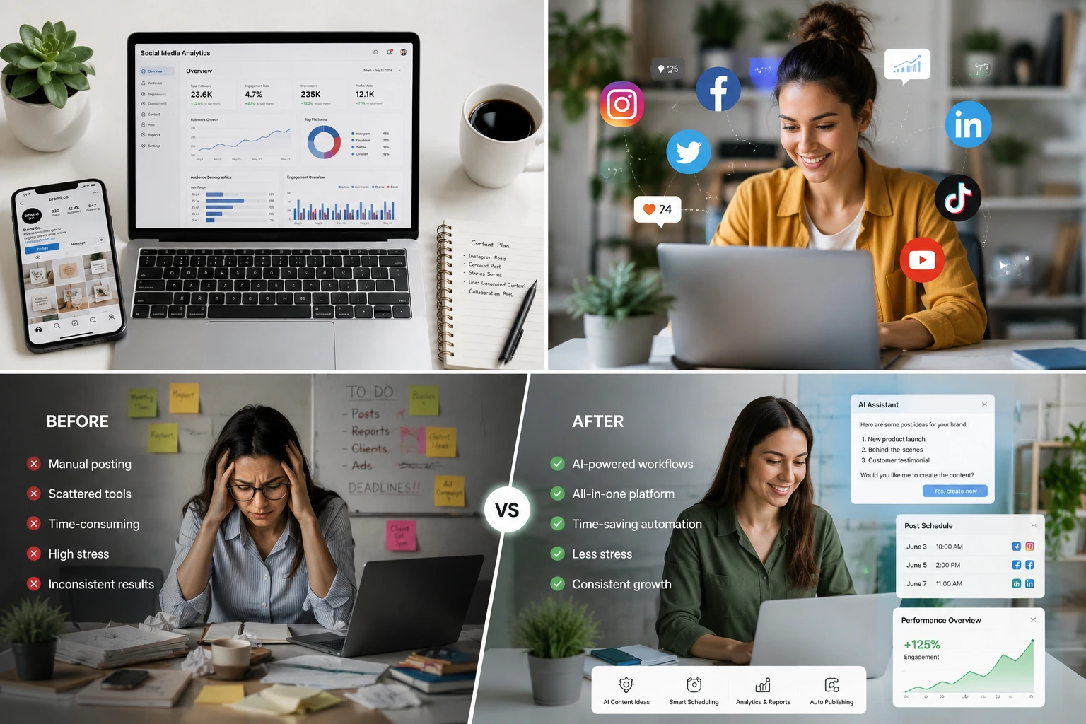 Best AI Tools for Social Media Marketing in 2026 (That Actually Grow Your Audience)