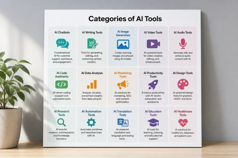 complete guide to AI tools in 2026 categories overview