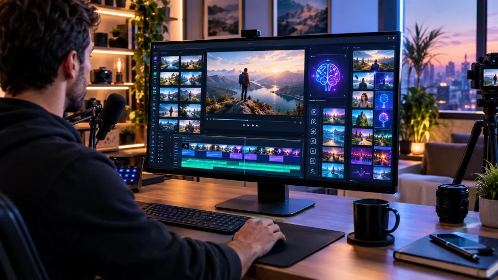 AI video creation with InVideo AI