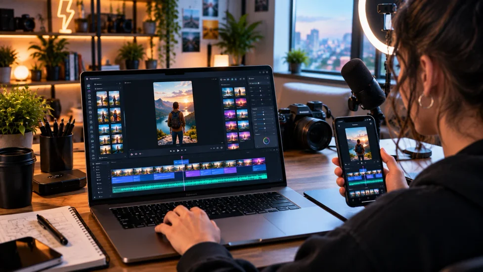 AI video editing for TikTok and short-form content