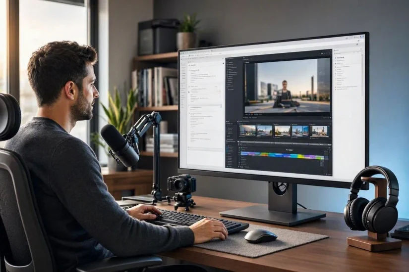 InVideo AI workflow for YouTube video creation